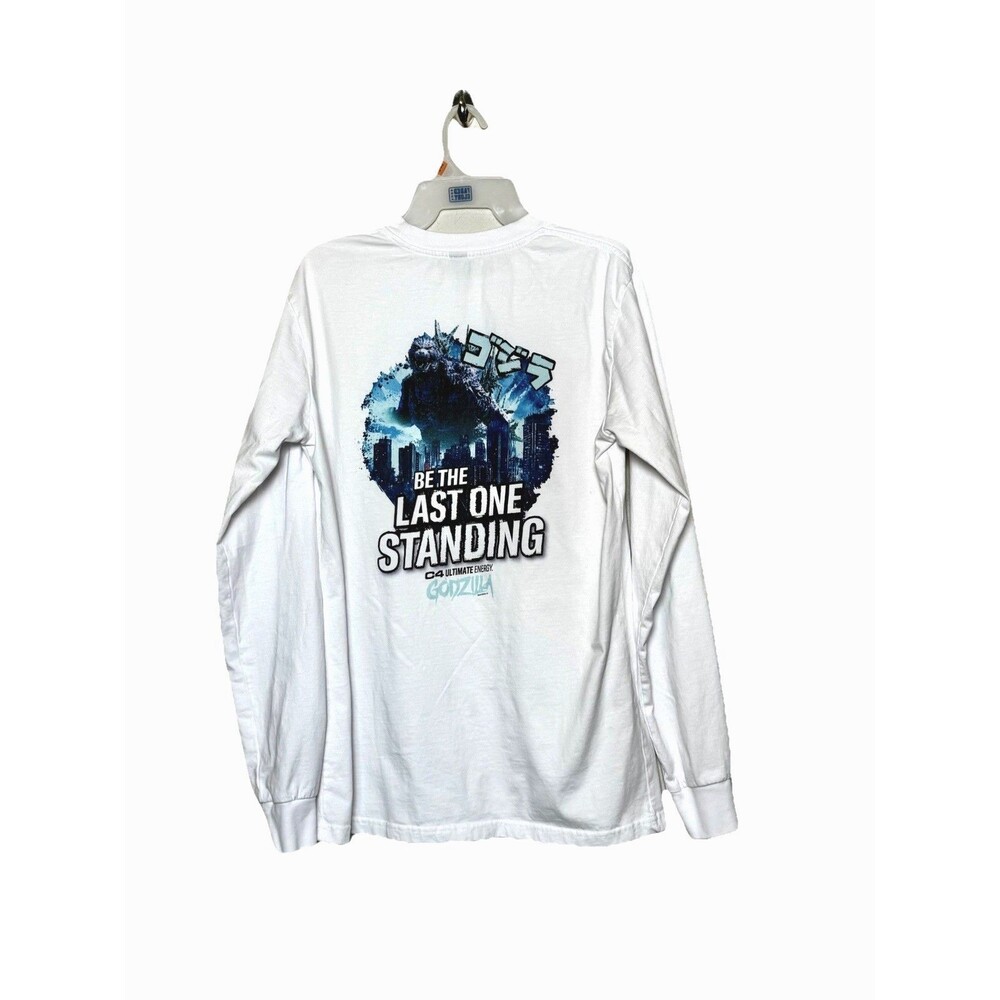 Godzilla Anime Graphic Long Sleeve Shirt C4 Ultimate Energy Kaiju Gym Tee Mens M
